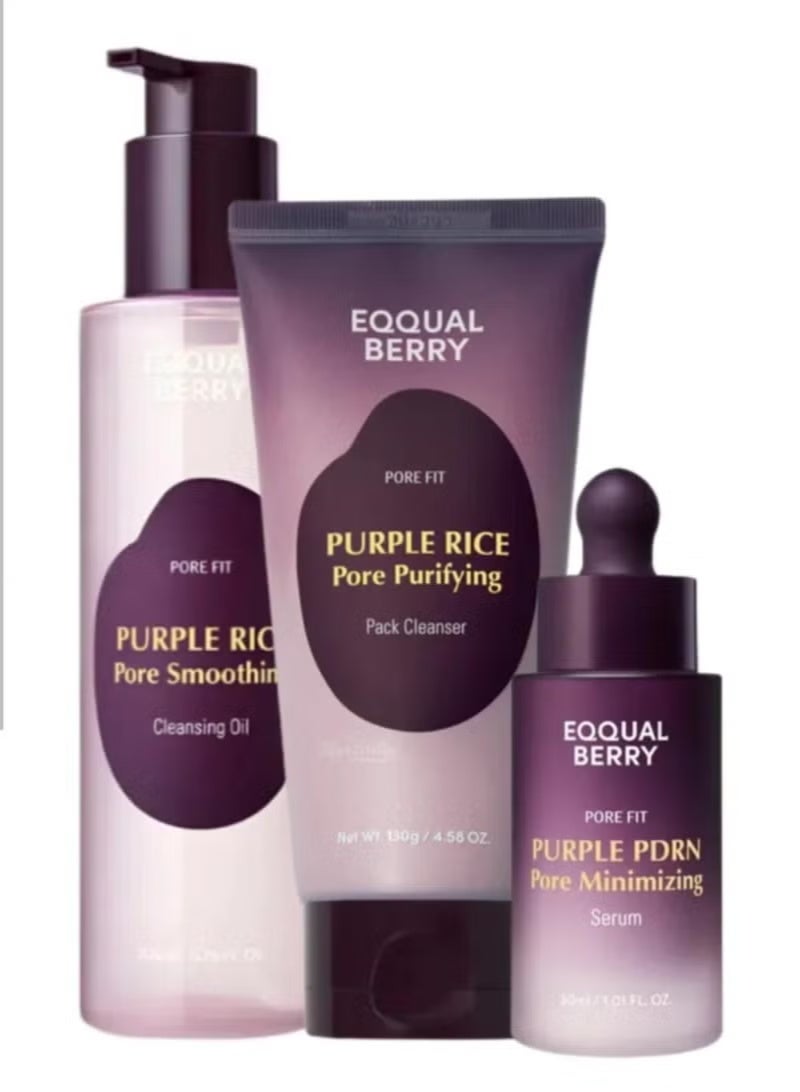 إيكوالبيري مجموعة إكوالبيري للأرز الأرجواني لتصغير المسام وتنعيمها - Image 2