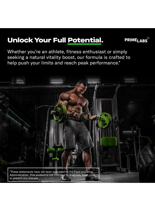 PRIME LABS Prime Labs Tribulus Terrestris for Men 1300mg - Enhanced with 95% Saponins - Energy, Vitality, Strength - 120 Count - Image 4
