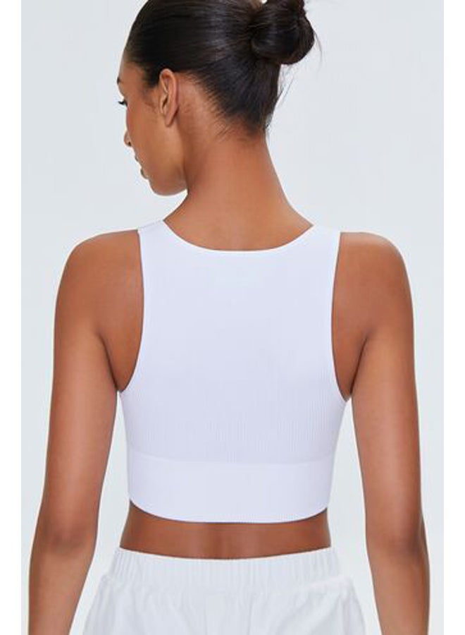 FOREVER 21 حمالة صدر رياضية طويلة بدون خياطة  - Image 3
