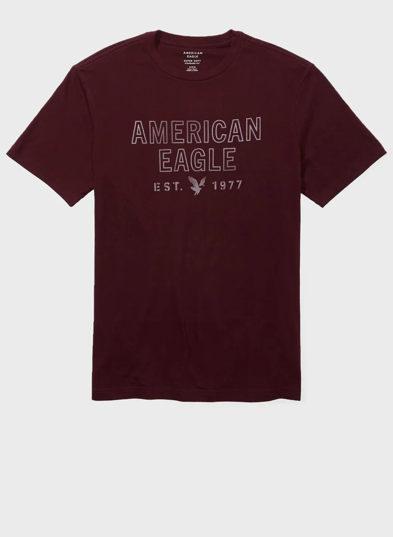 American Eagle Graphic Crew Neck T-Shirt