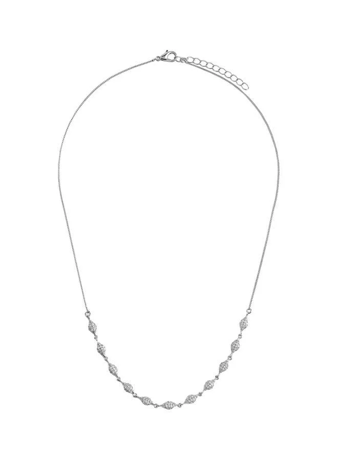 PARFOIS Short Necklace With Zirconias