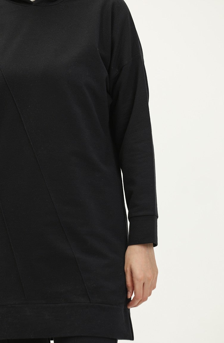 Sefa Merve Double Tracksuit 23009-02 Black - Image 4