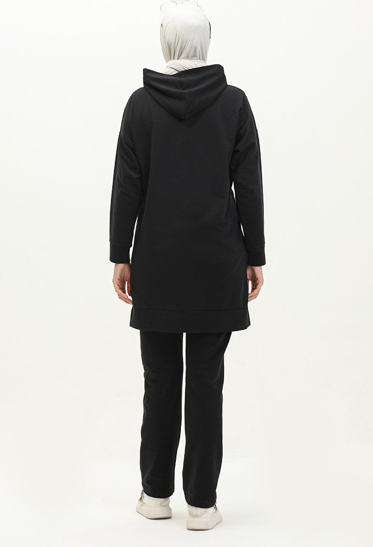 Sefa Merve Double Tracksuit 23009-02 Black - Image 5