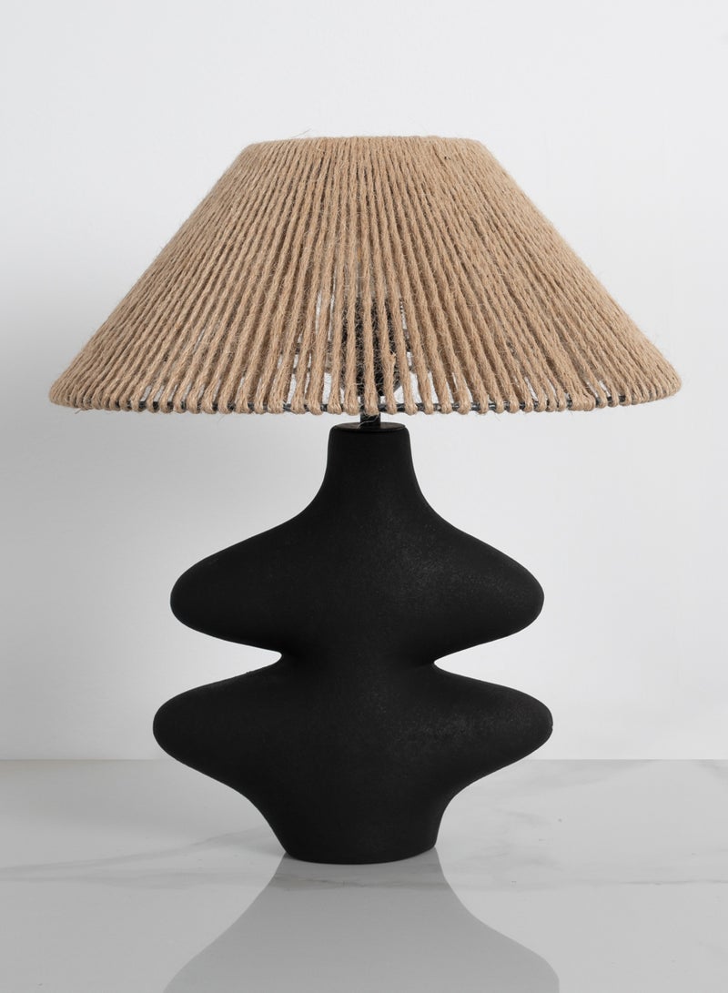 كلوك اباجورة اوولا من الفخار - بني - Image 2