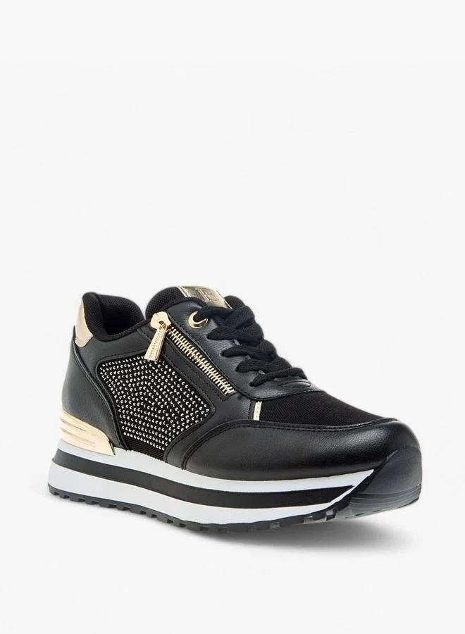 فلورا بيلا من شو إكسبرس سنيكرز نسائي بألواح وإغلاق برباط