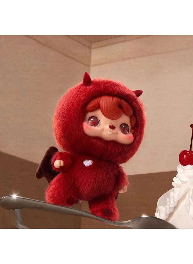 general POUKAPOUKA vinyl plush blind box cute character model collection decorative toys gifts for family and friends - Image 2