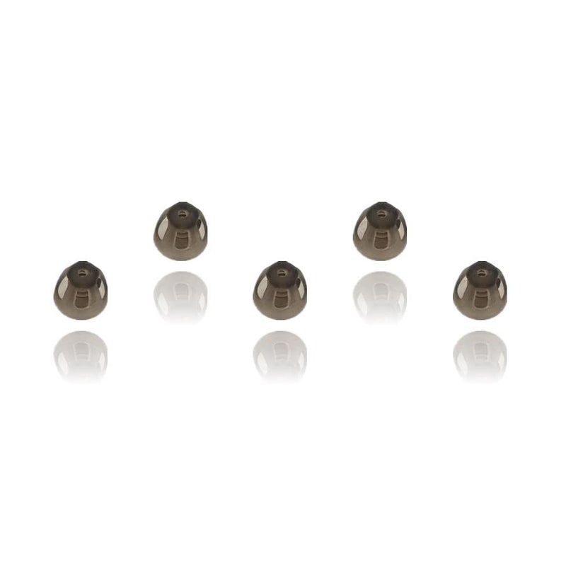 Jungle Care Hearing Aid Domes Smoky Gray Tips Ear Pieces Comfortable for Open Fit BTE Sound Amplifier PSAP Kit Invisible, except for RIC 5mm (S * 5) - Image 2