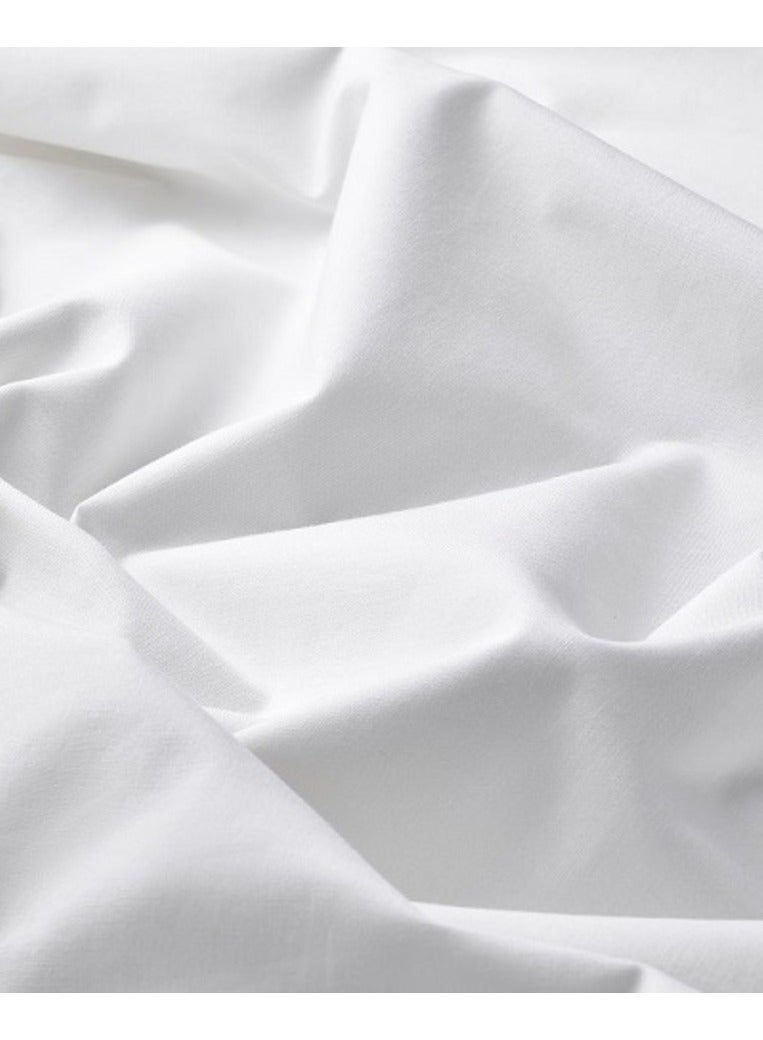 نيوفالييتو طقم سرير فاخر 120X200 مقاس مزدوج صغير  من القطن الطبيعي طويل التيلة 300TC، ملاءة مثبتة قطعة واحدة، ملاءة مسطحة واحدة، قطعتان من أغطية الوسائد، تهوية ناعمة وأفضل - Image 4