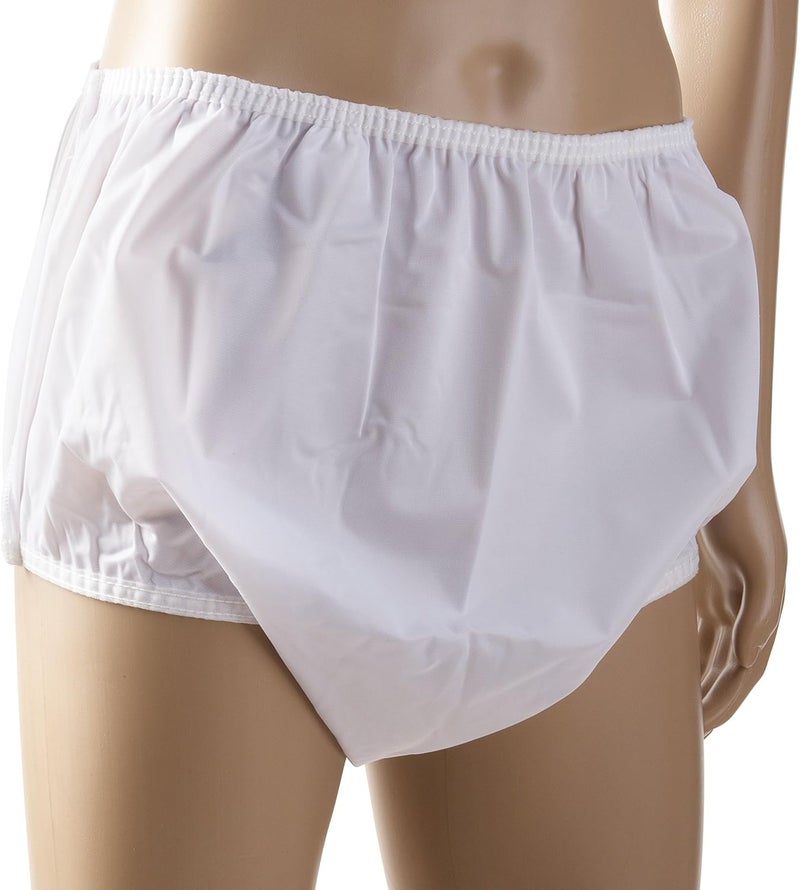 DMI Waterproof Incontinence Underwear for Adults, Large Size 38-44 Inches, White - Image 2