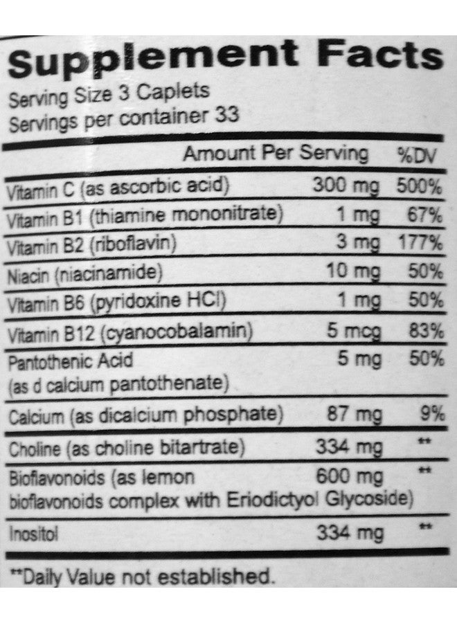 Mason Natural Advance Ear Health Formula Bioflavonoids Plus 100 Caplets per Bottle Pack of 2 Total 200 Caplets - Image 4