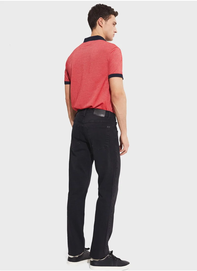 جون Essential Straight Fit Trousers