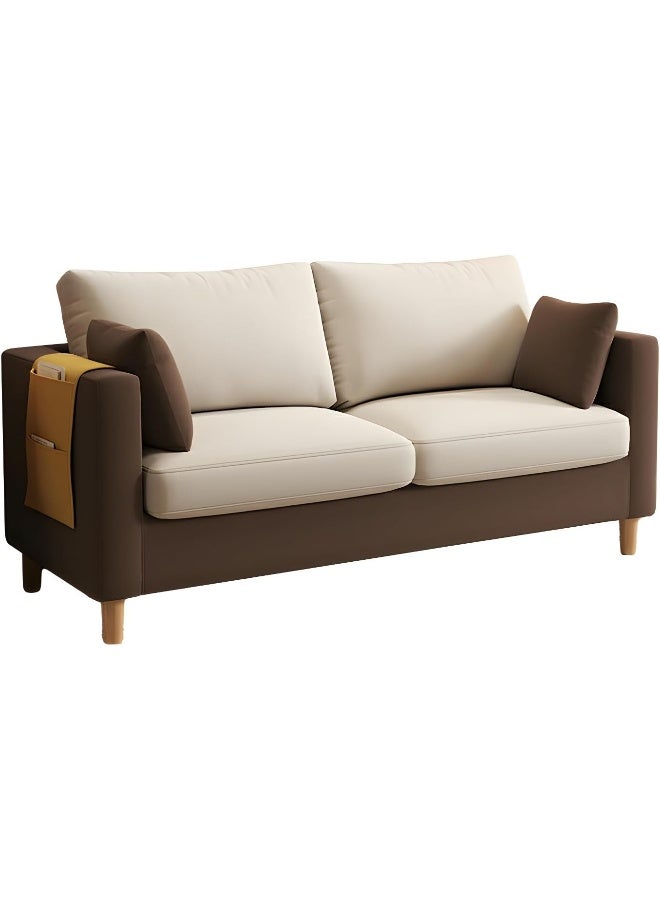 Comfynest Comfynest Modern Simple Style Solid Color Beige Standard Sofa 