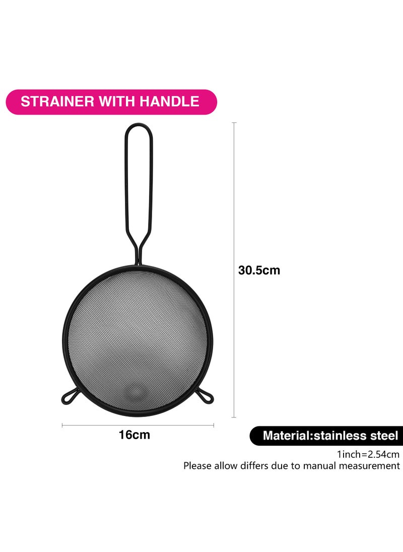 Fissman - Fissman Fine Mesh Strainer 30cm with Handle Hang Hole - Image 1
