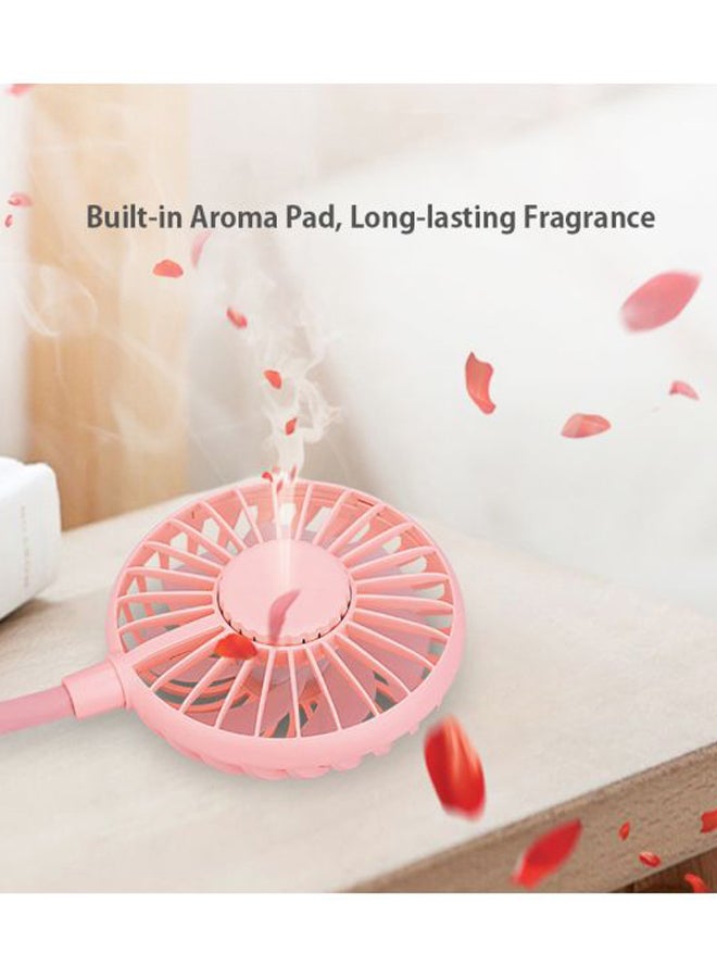 إسكدنيا مروحة رقبة معلقة قابلة للشحن LJK-188 وردي - Image 2