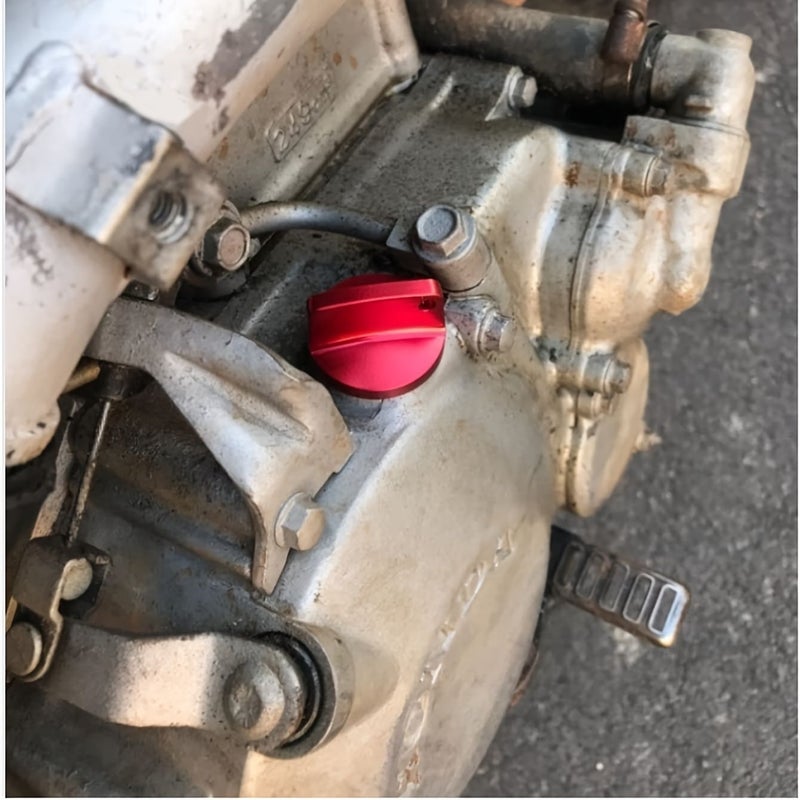 M20 X 2.5 Milled Crankcase Cap Multicolored CNC Engine Oil Filler Screw Cover for Motorcycles - Image 2