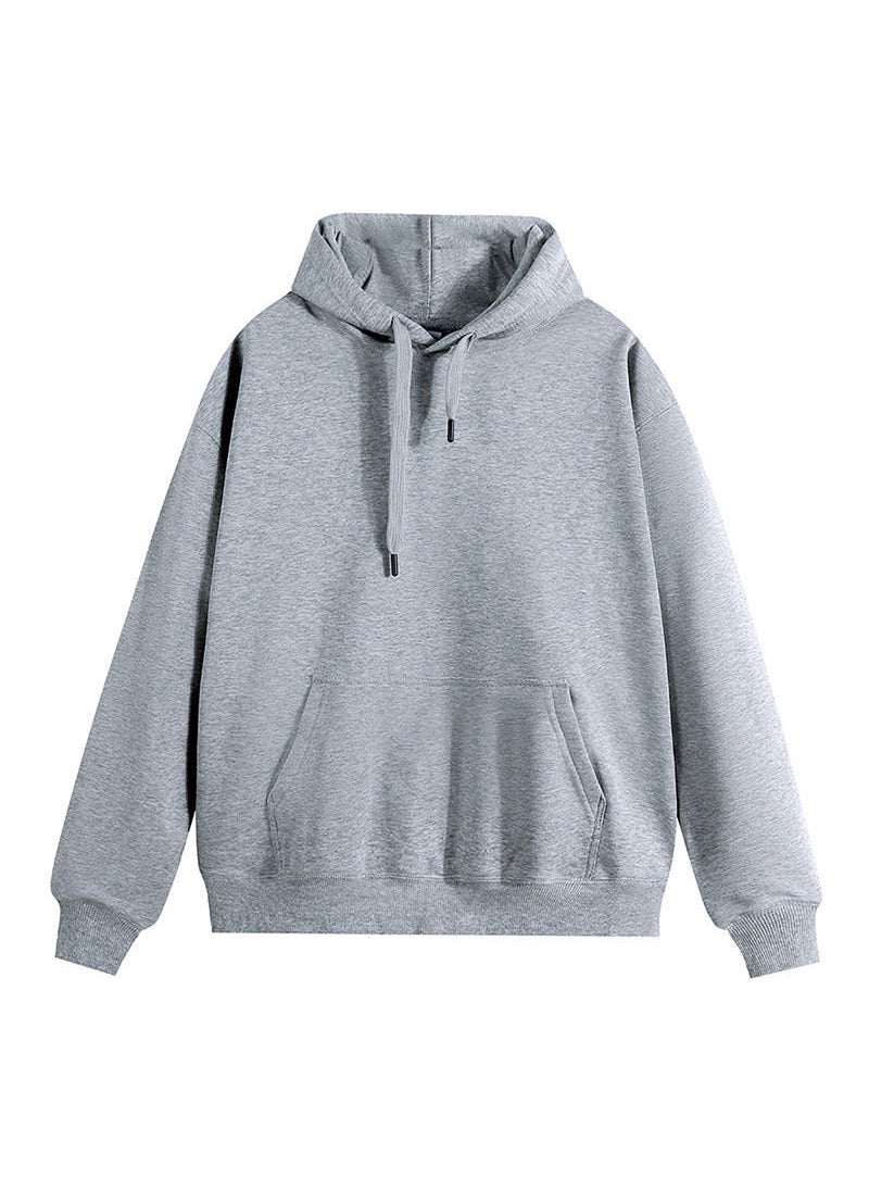 Generic - 600g Heavyweight Silver Fox Fleece Hoodie Unisex Autumn Winter Love Sweatshirt Jacket Wine Red-Hoodie - Image 1