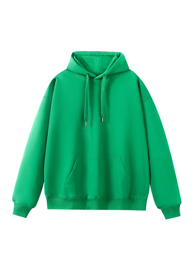 Generic - 600g Heavyweight Silver Fox Fleece Hoodie Unisex Autumn Winter Love Sweatshirt Jacket Wine Red-Hoodie - Image 1