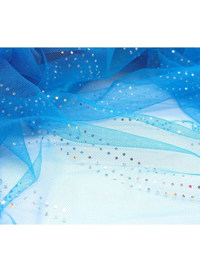 GGEROU Princess Costumes Girls Dress with Clothing Crown Magic Wand Necklace Ring Earrings Gloves for Toddler Children Birthday Party Cosplay Outfits Adventure Clothes  - Image 5