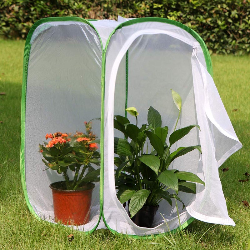 RESTCLOUD 3-Pack Insect and Butterfly Habitat Cage Terrarium Pop-up Butterfly Enclosure (3 x 15.7 x 15.7 x 23.6") - Image 3
