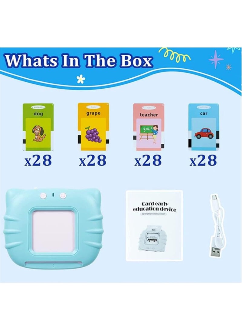 ST ZONE Talking Flash Cards Learning Toy for Toddlers – British English – 224 Audible Words – Electronic Interactive Educational Toy for Kids Aged 1–6 – Preschool & Early Learning Gift - Image 2