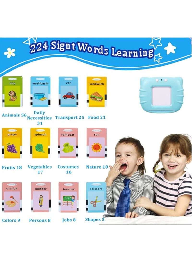 ST ZONE Talking Flash Cards Learning Toy for Toddlers – British English – 224 Audible Words – Electronic Interactive Educational Toy for Kids Aged 1–6 – Preschool & Early Learning Gift - Image 4