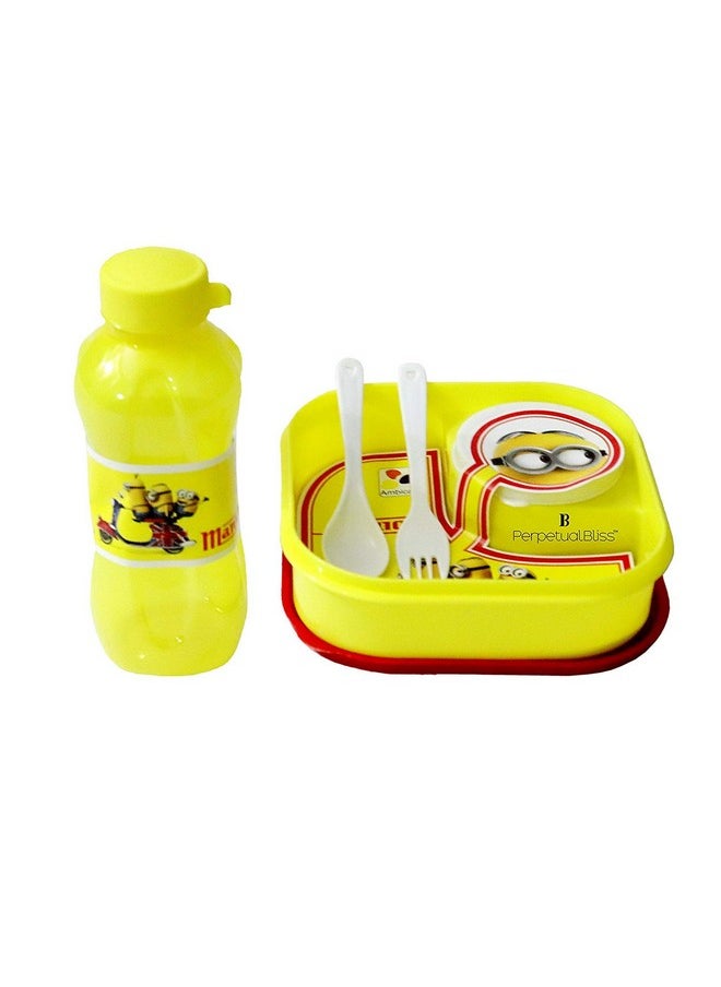 Perpetual Bliss Plastic Lunch Box with Water Bottle, Multicolour (Pack of 3) - pzsku/Z51CA809FE5640FA4654CZ/45/_/1736571416/340a8ed5-5ebc-4e15-832e-111e44ce61f1