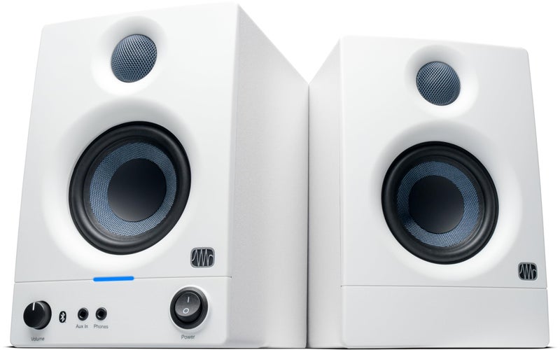 PreSonus Eris 3.5BT Studio Monitors, Pair â€” 3.5" Inch Powered Speakers, Bookshelf Speakers, Stereo, Desktop Computer, Near Field Music Production, Audio Mixing Recording - Image 1
