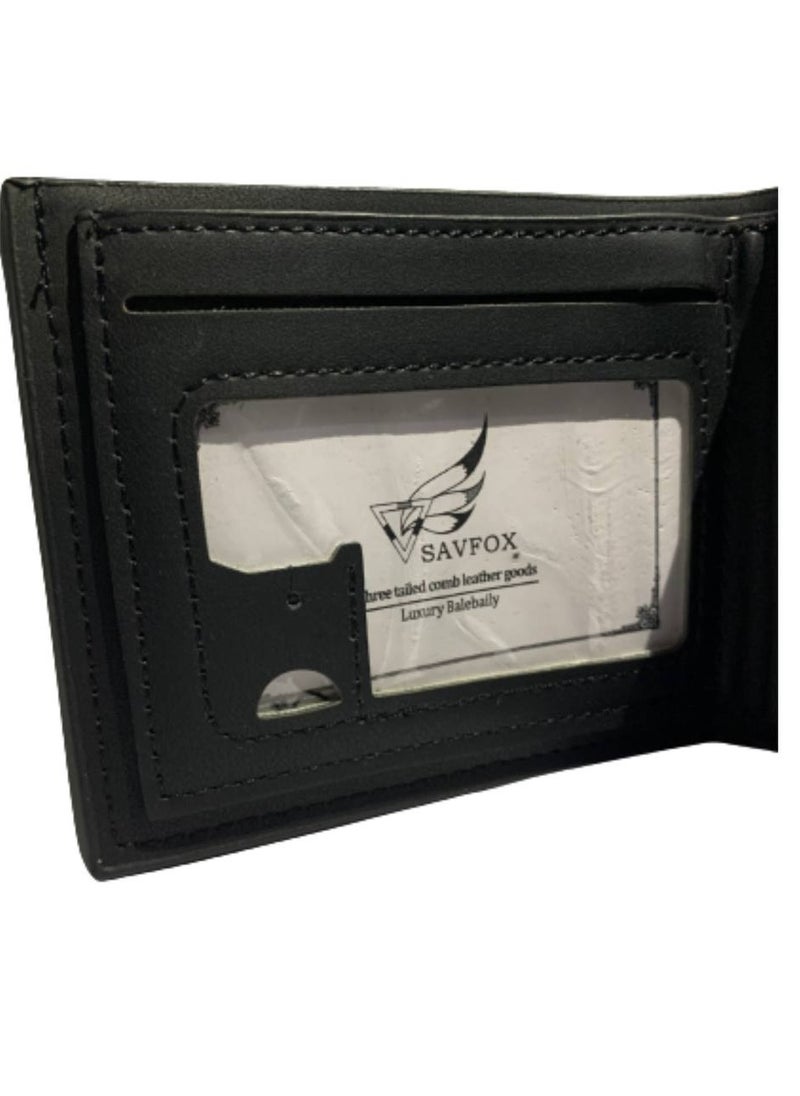 Generic - Black leather men's wallet - Image 1