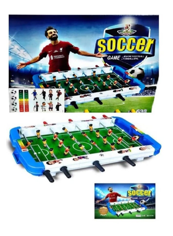 Tabletop Football Game, Mini Soccer Table - Portable Football Game - Size 55.5 x 45.7 cm