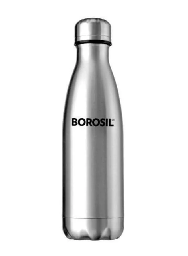 BOROSIL Vacuum Bolt Bottle Stainless Steel 500ml
