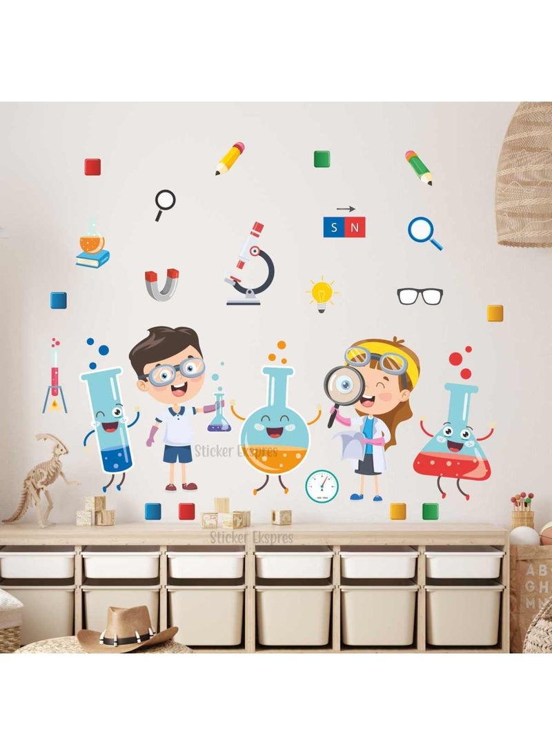 Sticker Express Cute Experiment Tubes and Kids Kindergarten School Children's Room Nursery Wall Door Glass Sticker Set - pzsku/Z51CABB3215980F51CF28Z/45/_/1725726127/204a2371-99eb-42f4-8691-c7c8aa1c9fa5