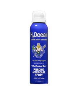 H2Ocean H2Ocean Patented Piercing Aftercare Spray Sea Salt Saline 4oz  - Image 1