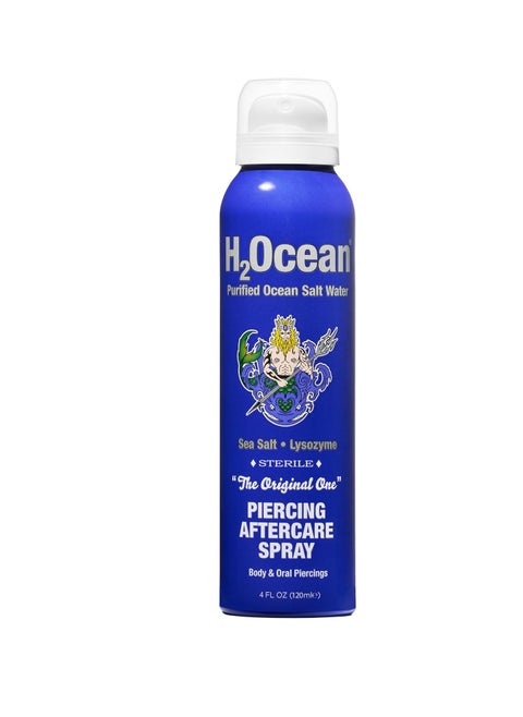 H2Ocean Patented Piercing Aftercare Spray Sea Salt Saline 4oz
