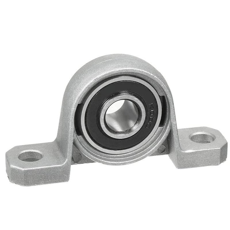 DEEPDREAM 4Pcs 10mm Pillow Block Bearing 0.39" Bore Diameter Mounted Pillow Block KP000 Bearing Block - Image 3