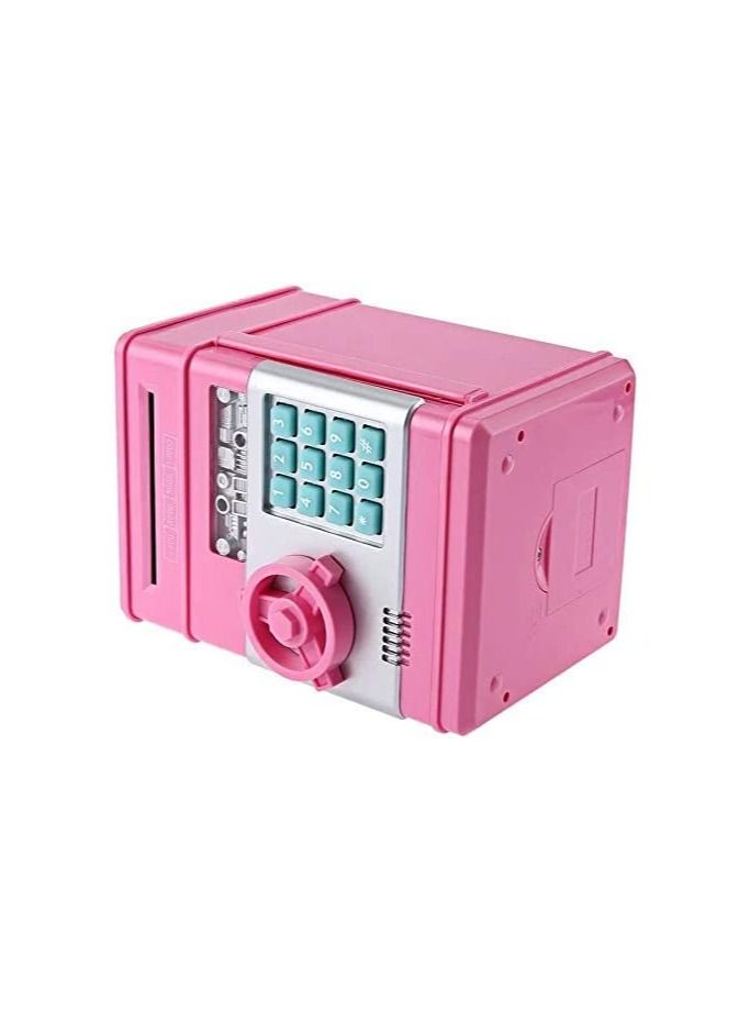 Mini ATM Savings Piggy Banks Toys for Real Money Save for Kids Girls Boys Adults, Electronic ATM Machine Coin Bank Money Saver Digital Password, Auto Scroll Cash Safe Box Gifts for Children - Image 3