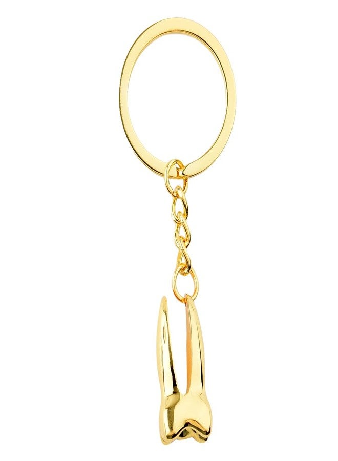Yreamont Dentist Gifts for Best Friend Birthday Christmas Gifts for Women Men Gold Tooth Keychain Gifts for Dental Hygienist Appreciation Gifts for Dental Assistant Teacher Dental Gifts for Dental Student - Image 1