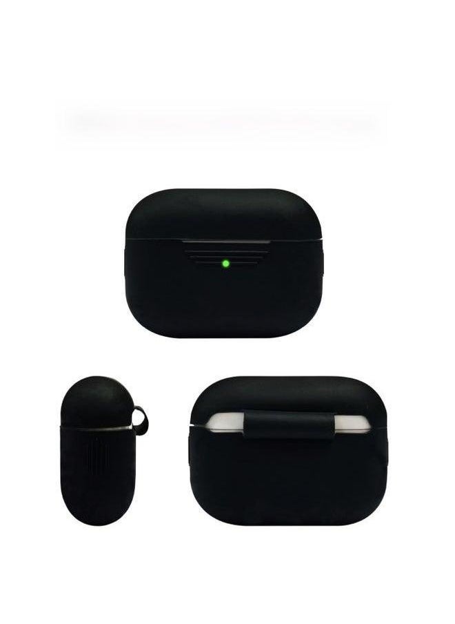 Generic - Suitable For Airpods 2/3/pro 4/5/6 Generation Silicone Case Protective Apple Bluetooth Headset Case-Color:Huaqiang North Mini4 Pro4 Generation-Applicable Model:Black - Image 1
