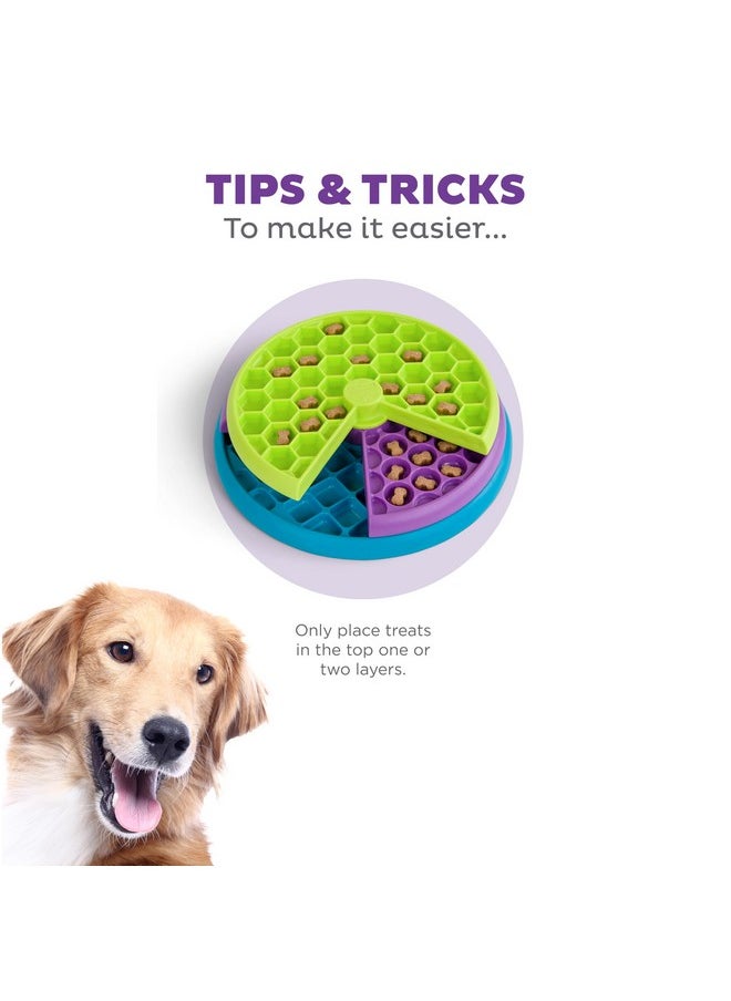 outward hound - Nina Ottosson Lickin' Layers Interactive Dog Puzzle Game And Slow Feeder - Image 1