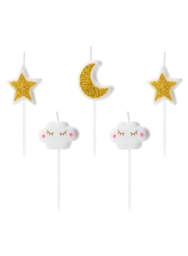 NIBEMINENT Little Star Birthday Candles