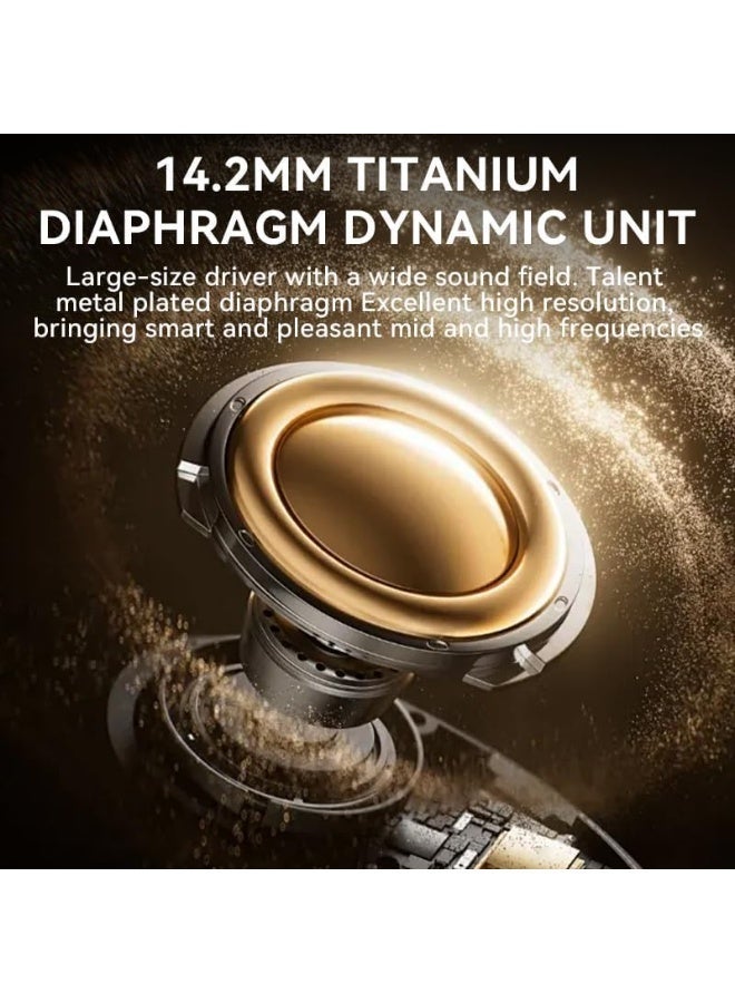 Jliyru Open-Ear Bluetooth Headphones, Wireless Earbuds with LED Display Charging Case for Standalone Music Playback, 60H Playtime, 14.2mm Titanium Driver, ENC Call, Secure Ear Hook for Running Workout Travel - Image 3