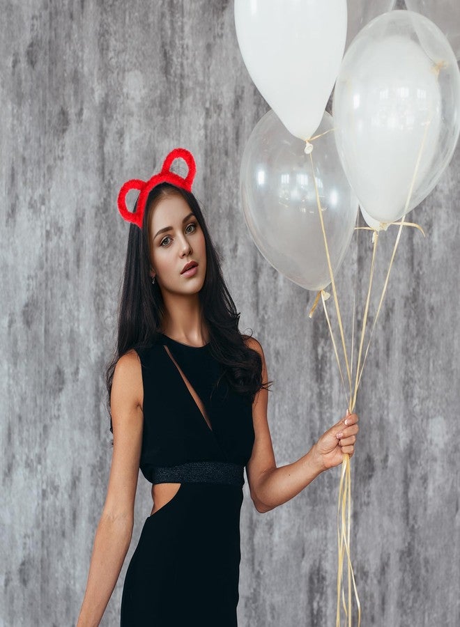 yeabwps Bear Ears Headbands, Yellow Brown Red Bear Ears, Colorful Bear Ears Headband Bear Costume Accessories Bear Ears Costume Mouse Ears for Halloween Cosplay Christmas Face Wash (3 Pack) - Image 5