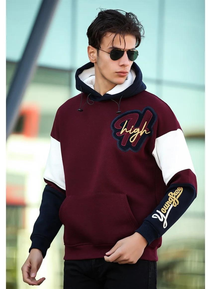 ميرون High Embroidered Sweatshirt Regular Fit