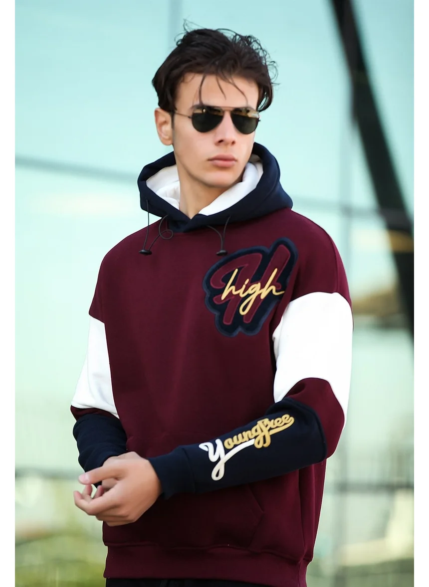 ميرون High Embroidered Sweatshirt Regular Fit