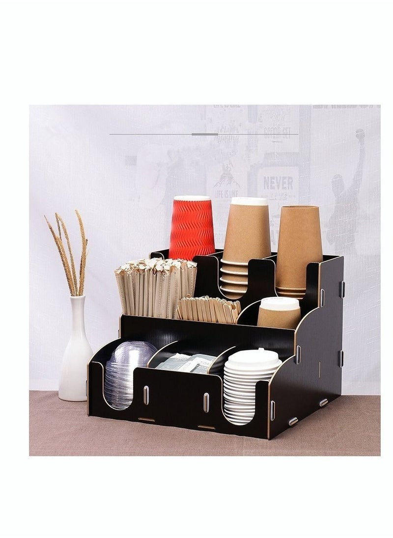MIXDE - Coffee Station and Cup Organizer,Coffee Bar Accessories Organizer for Countertop - Image 1