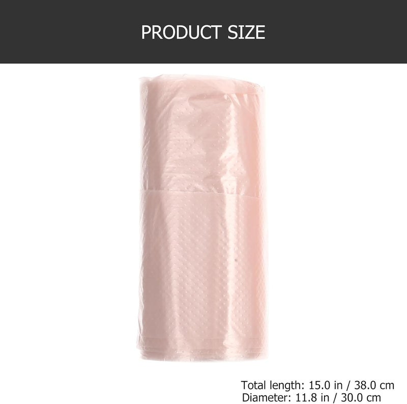 Uonlytech Rose Gold Thickened Small Trash Bags 90pcs, Disposable Car and Home Rubbish Bags, 3 Rolls of Convenient Waste Containers for Office and Outdoor Use - Image 2