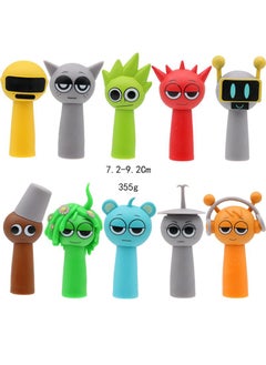 Y&D 10 Pcs Sprunki  Figure Toys The Sprunki  Action Figure Toys For Fans Boys And Girls Best Gifts Sprunki Series Figures Model Birthday Cake Toppers  - Image 1