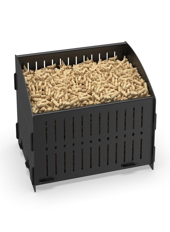 johgee Small Pellet Basket, Portable Pellet Burner Basket for Fireplaces and Wood Stoves,11.5 × 8 × 6.7inch - Image 1