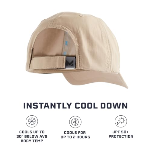 MISSION Cooling UPF Performance Hat - Unisex One Size Cap for Workouts, Golf & Running - Sweat & Water Activated Technology - (Sand) - Image 2