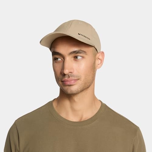 MISSION Cooling UPF Performance Hat - Unisex One Size Cap for Workouts, Golf & Running - Sweat & Water Activated Technology - (Sand) - Image 4