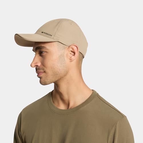 MISSION Cooling UPF Performance Hat - Unisex One Size Cap for Workouts, Golf & Running - Sweat & Water Activated Technology - (Sand) - Image 5